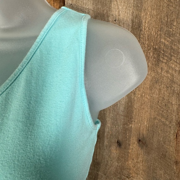 Las Olas Turquoise Sleeveless Top - size small - Picture 3 of 8